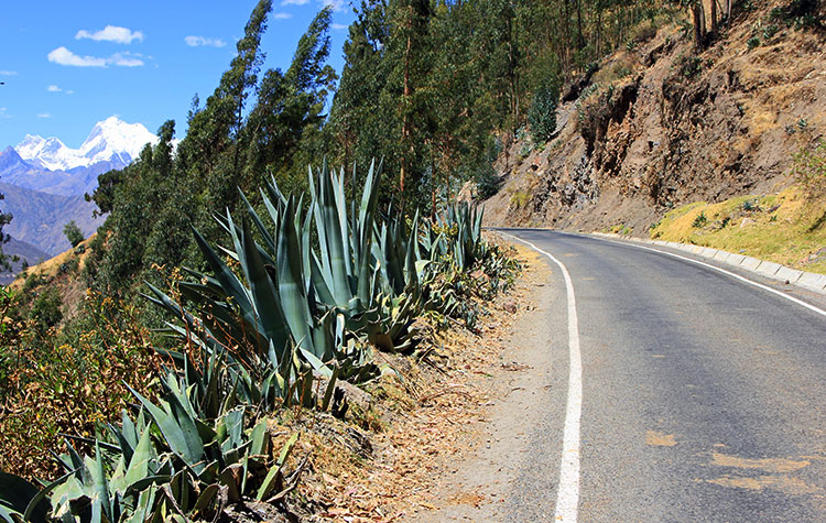 foto de carretera hacia cihquián ancash perú